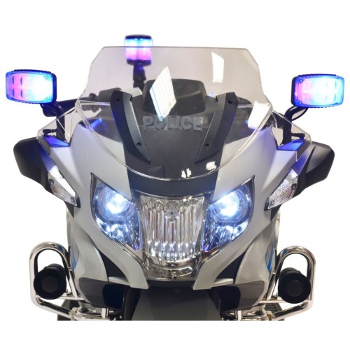 BMW R1200RT Policejní dětská přídavná kola s elektromotorem Wild LED EVA Pomalý start