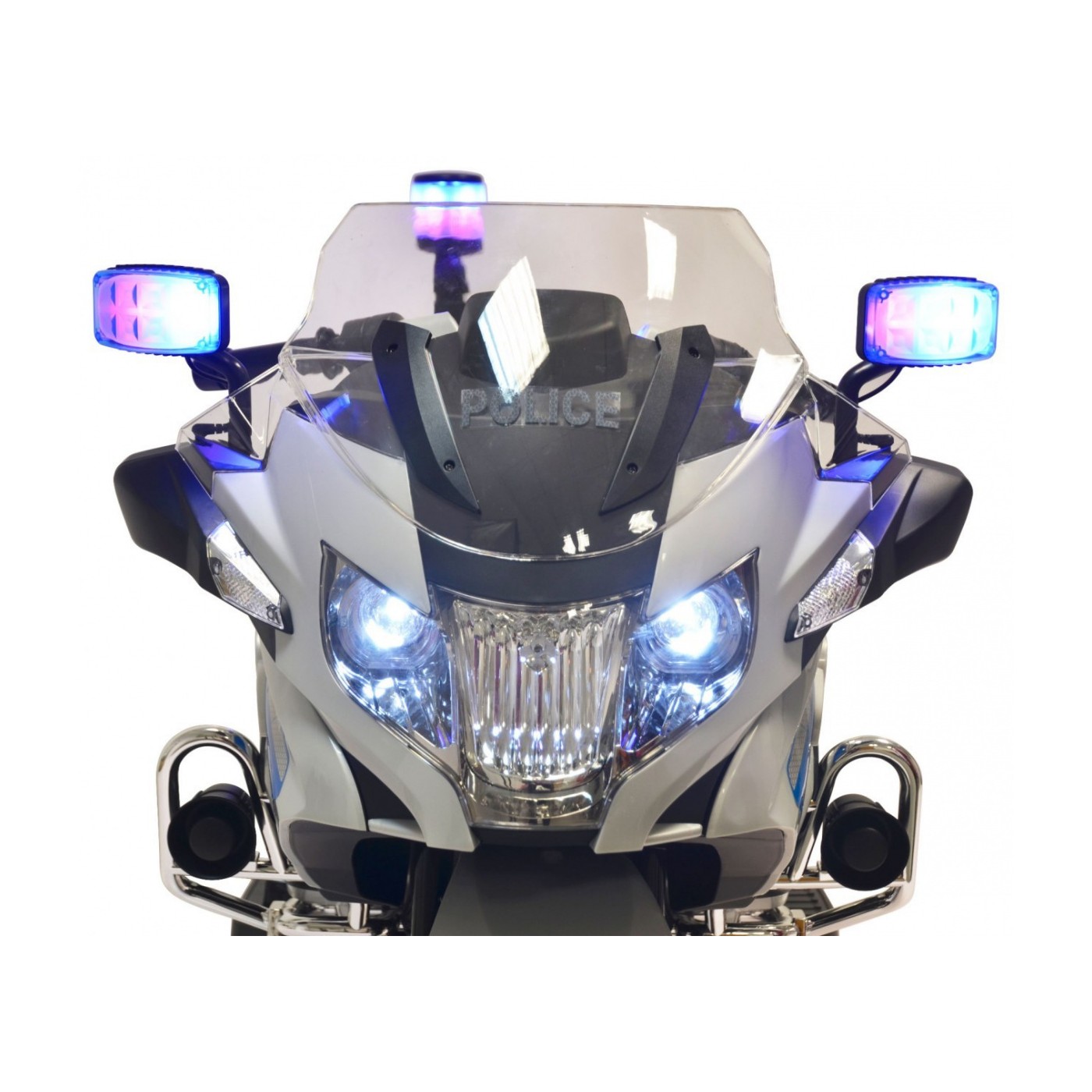 BMW R1200RT Policejní dětská přídavná kola s elektromotorem Wild LED EVA Pomalý start
