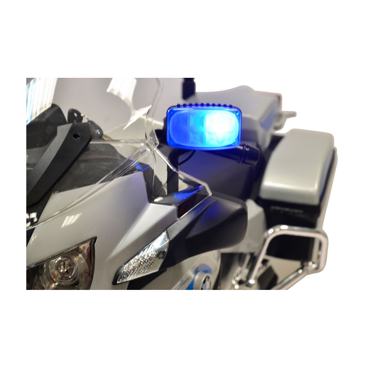 BMW R1200RT Policejní dětská přídavná kola s elektromotorem Wild LED EVA Pomalý start