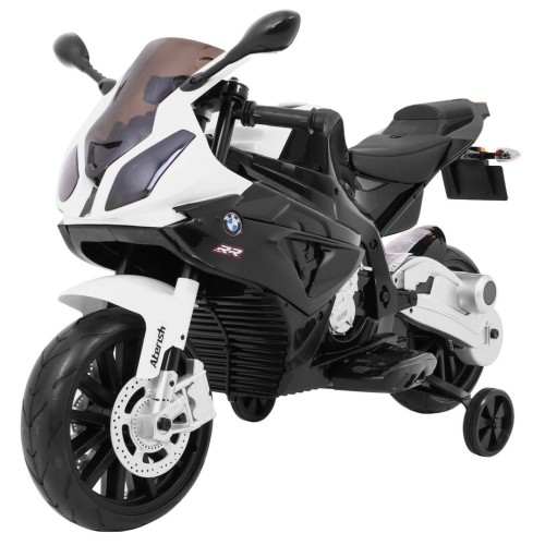 BMW S1000 RR Dětské dobíjecí kolo Černý pomocný stojan na kolíky