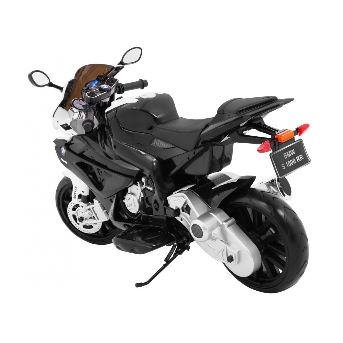 BMW S1000 RR Dětské dobíjecí kolo Černý pomocný stojan na kolíky