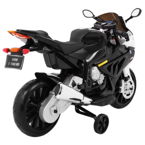 BMW S1000 RR Dětské dobíjecí kolo Černý pomocný stojan na kolíky