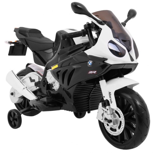 BMW S1000 RR Dětské dobíjecí kolo Černý pomocný stojan na kolíky
