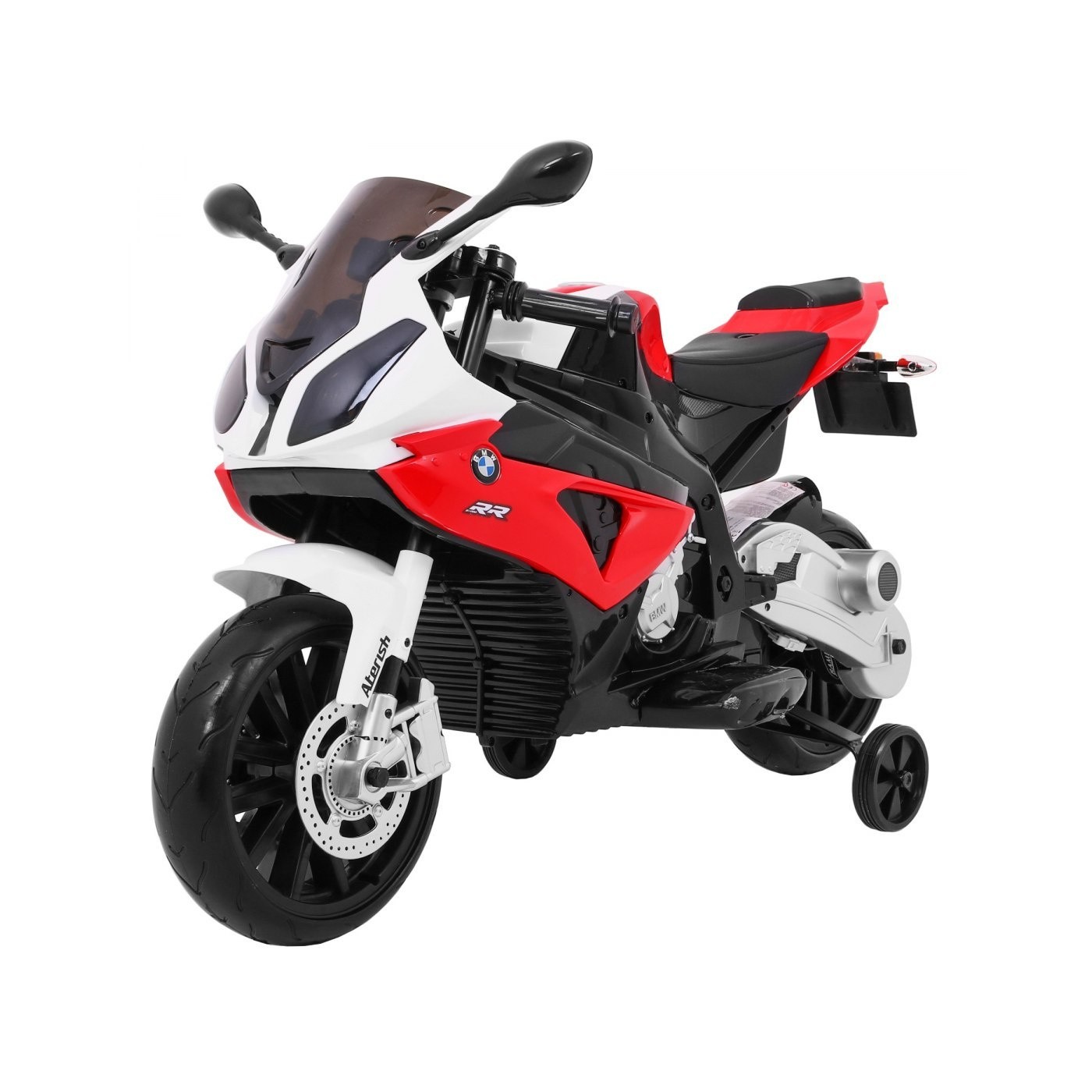 BMW S1000 RR Dětský dobíjecí stojan na kola červený pomocný kolík