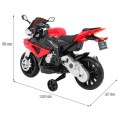 BMW S1000 RR Dětský dobíjecí stojan na kola červený pomocný kolík