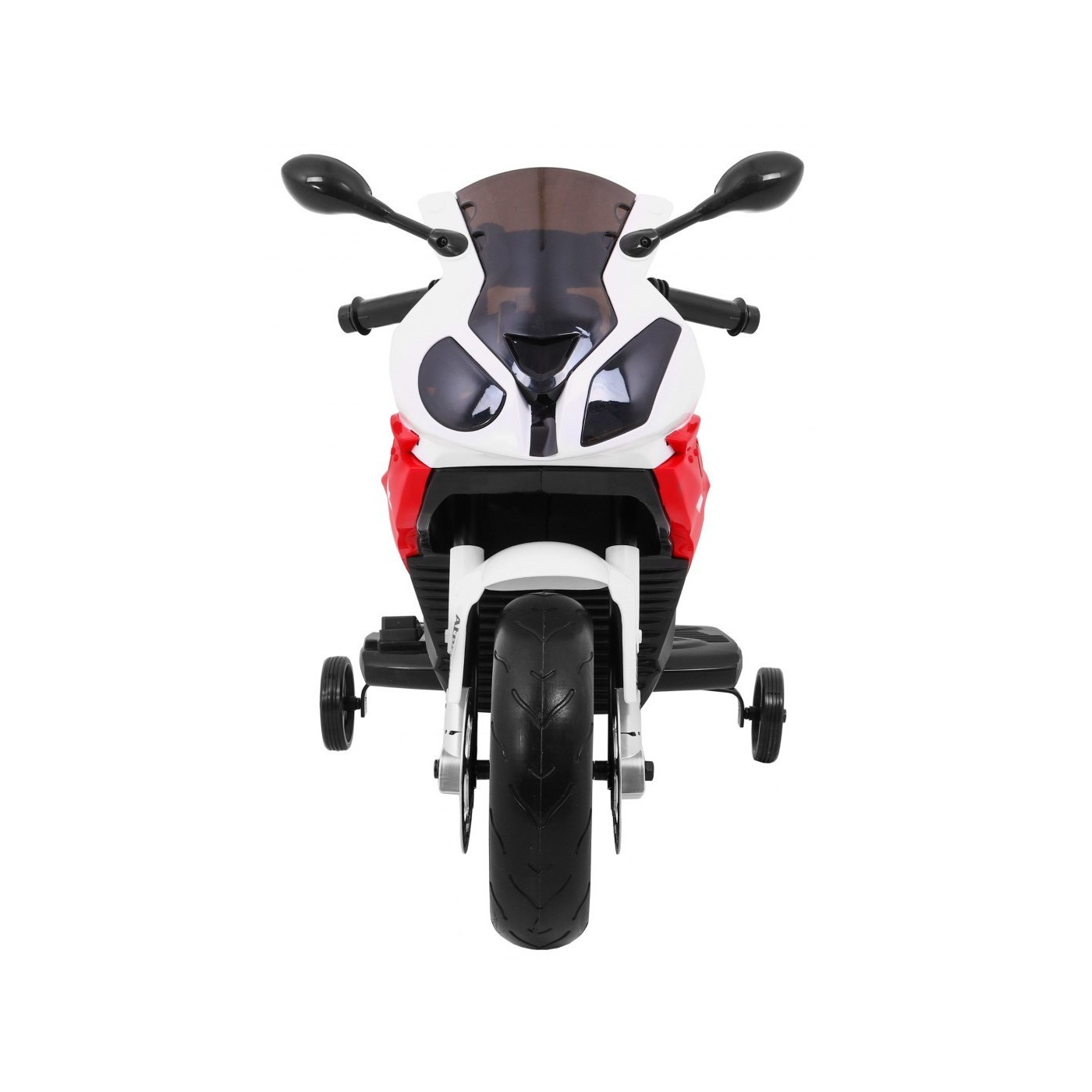 BMW S1000 RR Dětský dobíjecí stojan na kola červený pomocný kolík