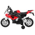 BMW S1000 RR Dětský dobíjecí stojan na kola červený pomocný kolík