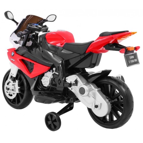 BMW S1000 RR Dětský dobíjecí stojan na kola červený pomocný kolík