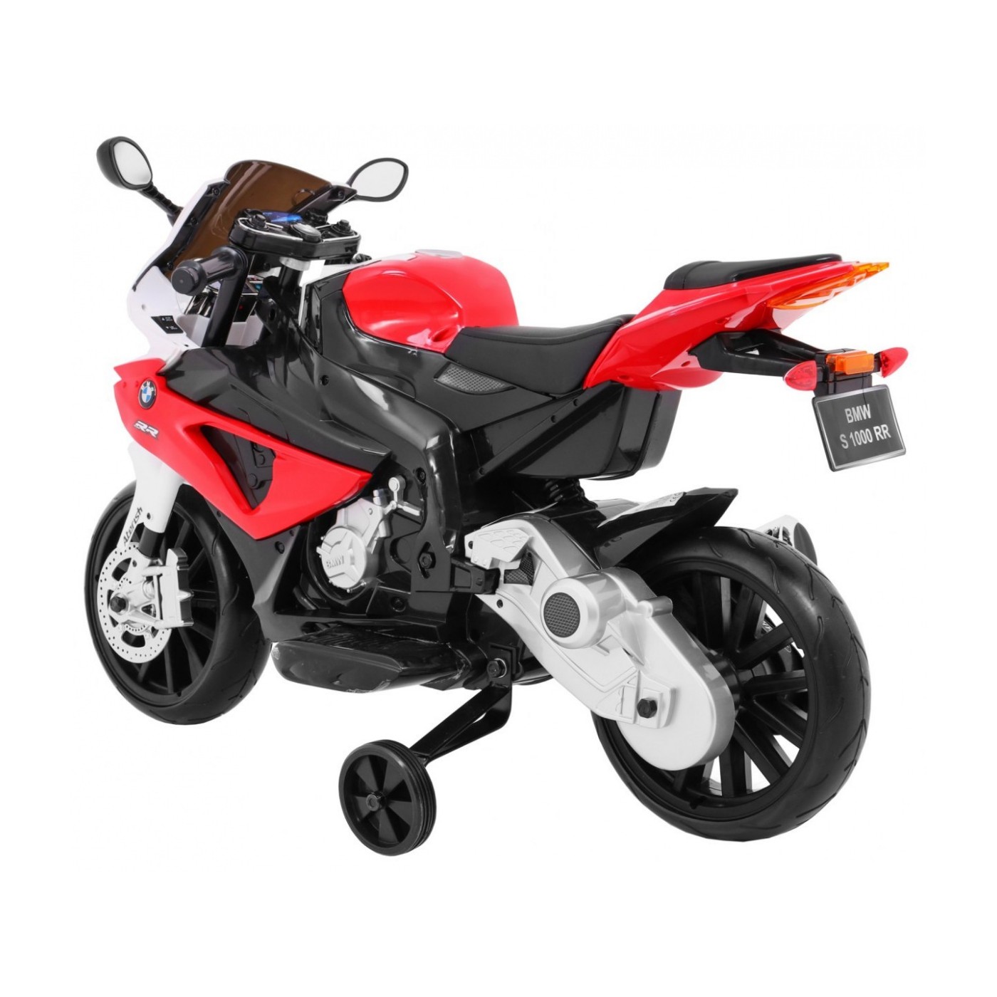 BMW S1000 RR Dětský dobíjecí stojan na kola červený pomocný kolík