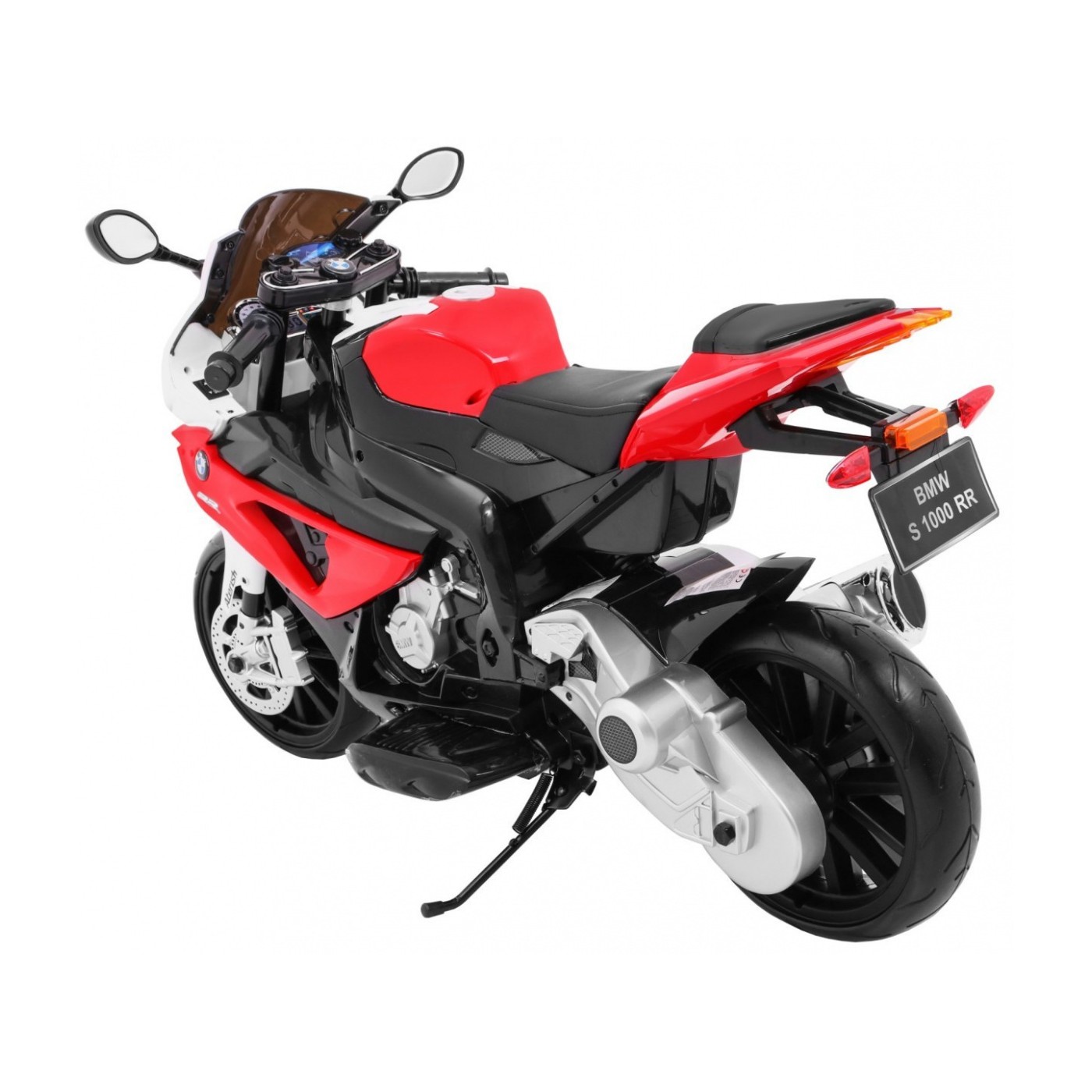 BMW S1000 RR Dětský dobíjecí stojan na kola červený pomocný kolík