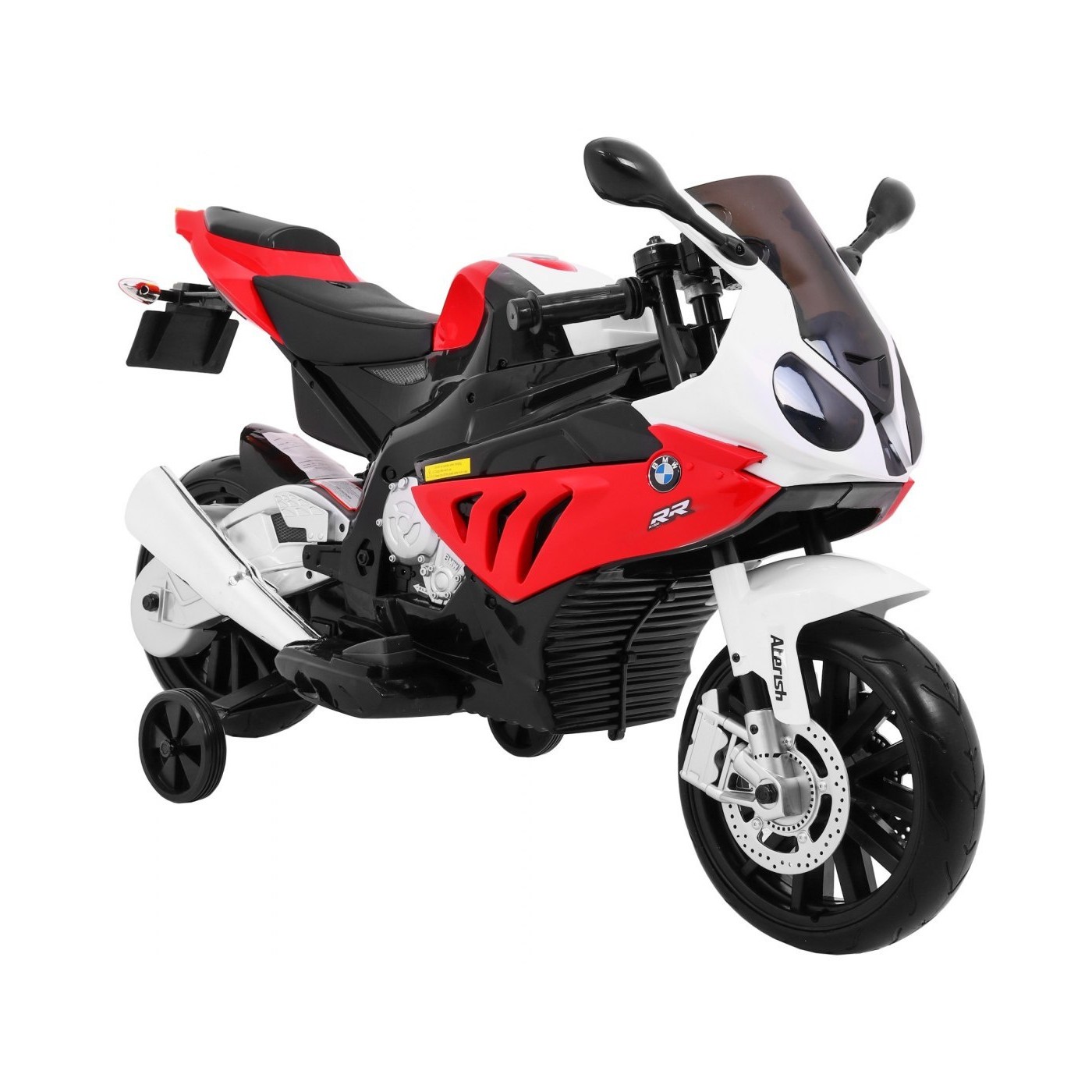 BMW S1000 RR Dětský dobíjecí stojan na kola červený pomocný kolík