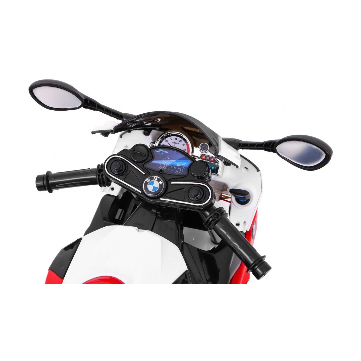 BMW S1000 RR Dětský dobíjecí stojan na kola červený pomocný kolík