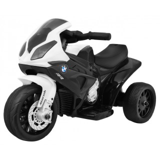 BMW S1000 RR Mini dětský bateriový motor černý + 3 kola + zvuk + LED
