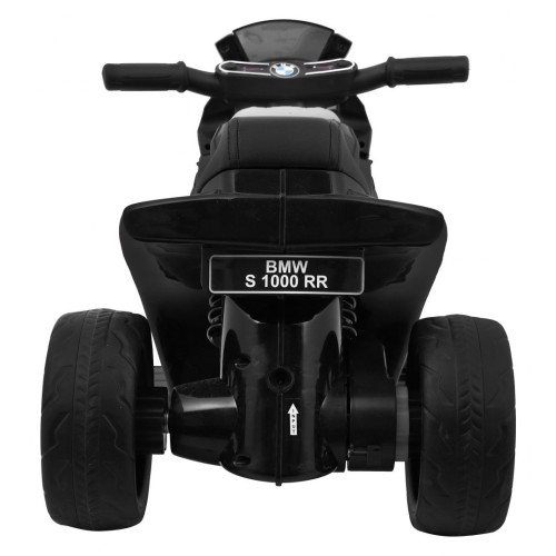 BMW S1000 RR Mini dětský bateriový motor černý + 3 kola + zvuk + LED
