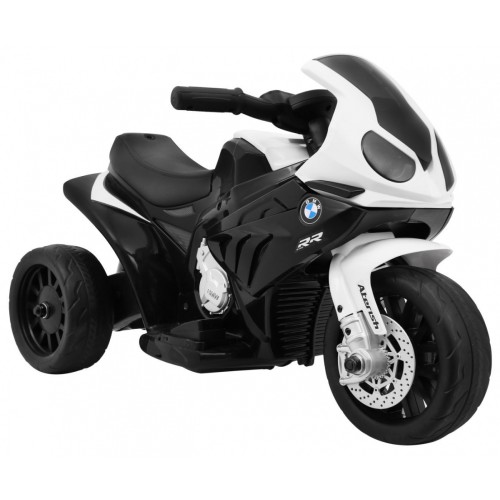 BMW S1000 RR Mini dětský bateriový motor černý + 3 kola + zvuk + LED