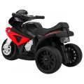 Dětský bateriový motor BMW S1000 RR Mini červený + 3 kola + zvuk + LED