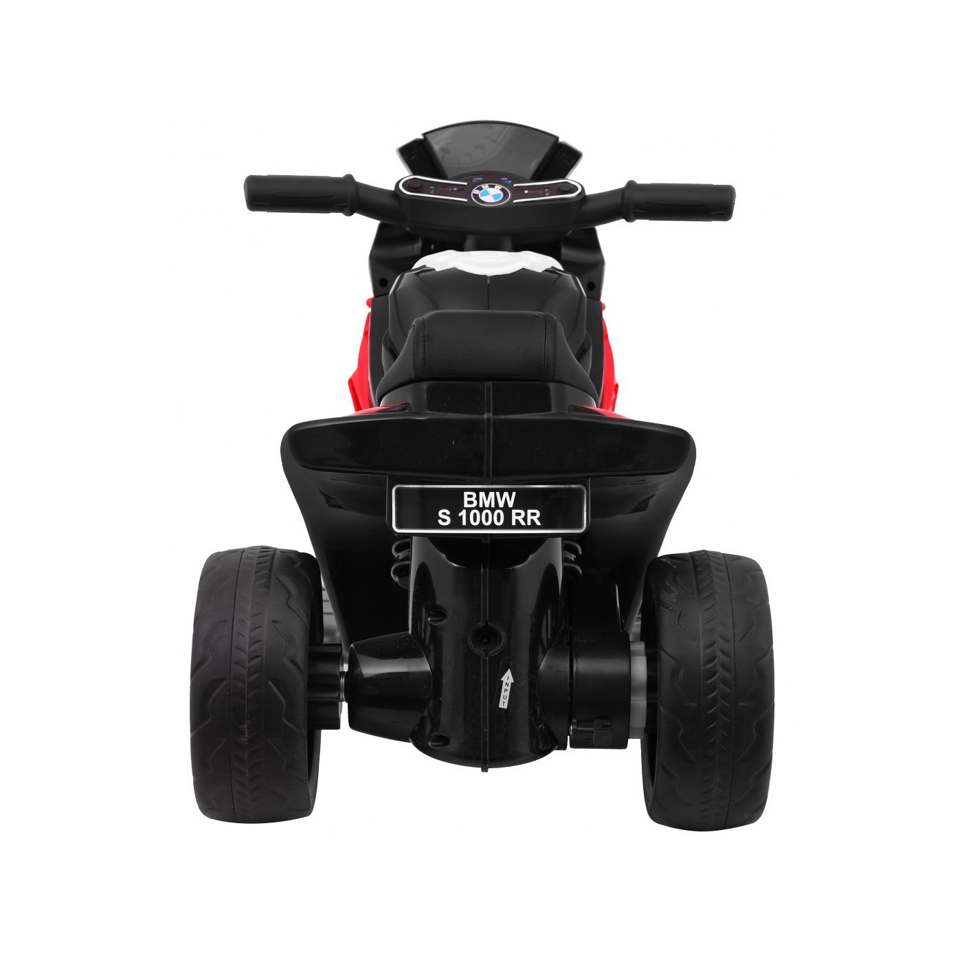Dětský bateriový motor BMW S1000 RR Mini červený + 3 kola + zvuk + LED