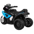 BMW S1000 RR Mini dětský bateriový motor modrý + 3 kola + zvuk + LED