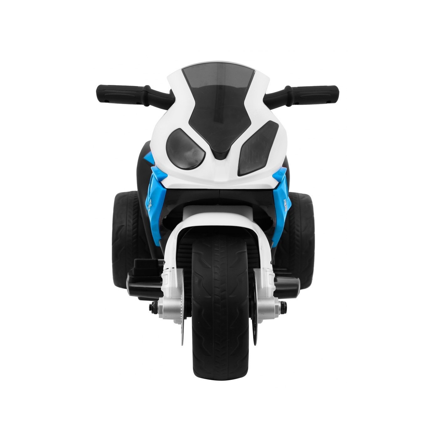 BMW S1000 RR Mini dětský bateriový motor modrý + 3 kola + zvuk + LED
