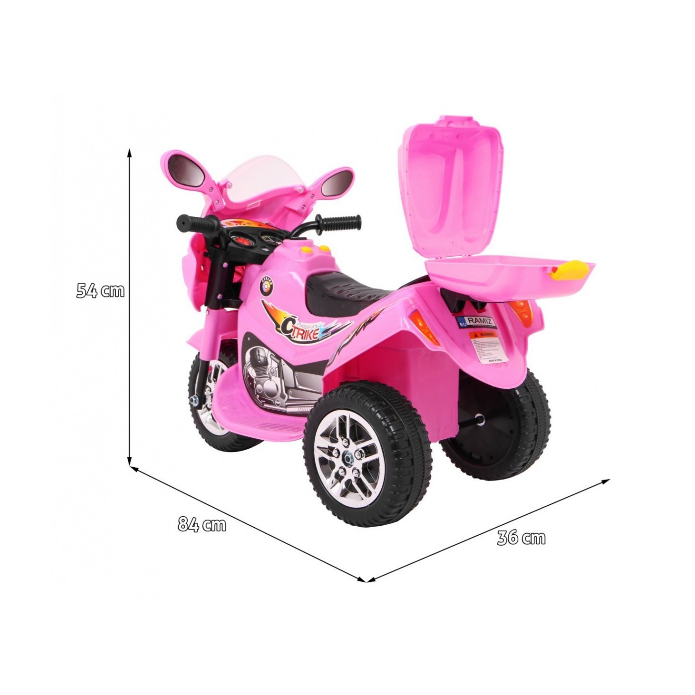 Vozidlo Motocykl BJX-088 Růžová