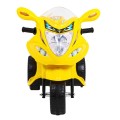 Elektrický tříkolový motocykl BJX-088 pro nejmladší žlutá + zvuky + světla