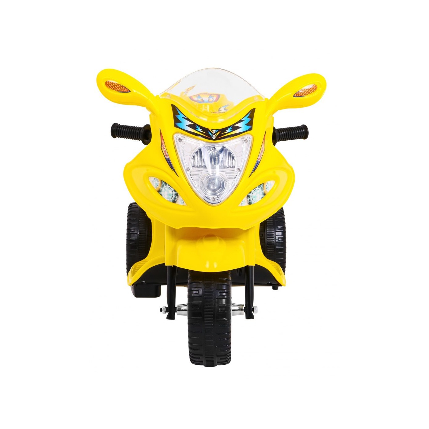 Elektrický tříkolový motocykl BJX-088 pro nejmladší žlutá + zvuky + světla