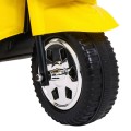 Elektrický tříkolový motocykl BJX-088 pro nejmladší žlutá + zvuky + světla