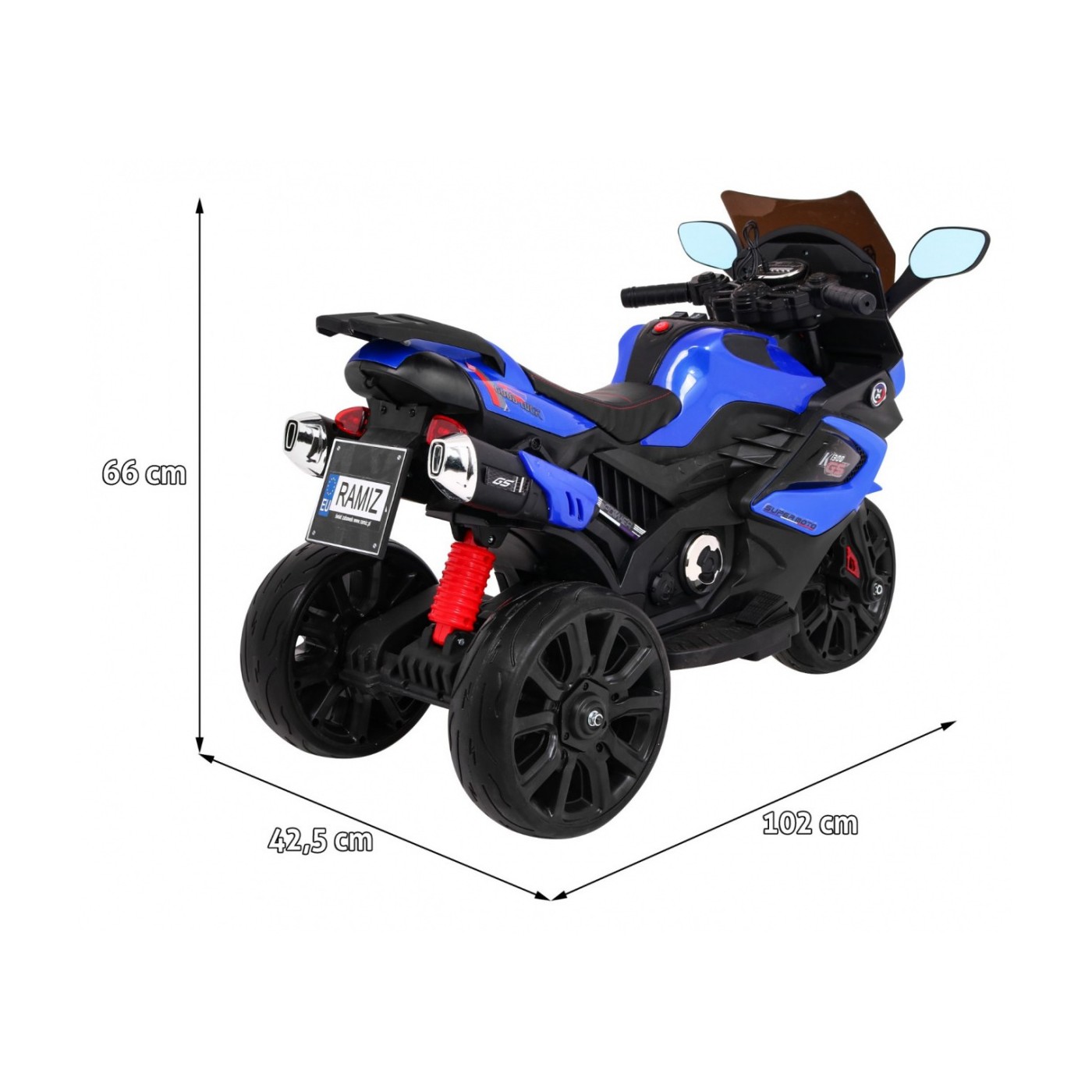 Vozidlo Motocykl Grand Sport Modrá