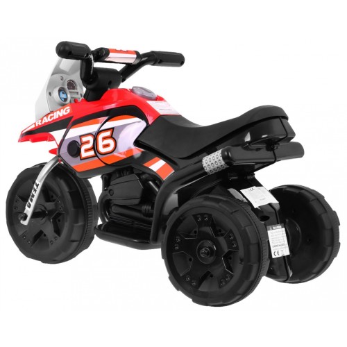 Vozidlo Motocykl MINI ČERVENÁ
