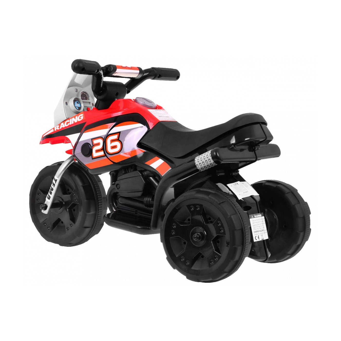 Vozidlo Motocykl MINI ČERVENÁ