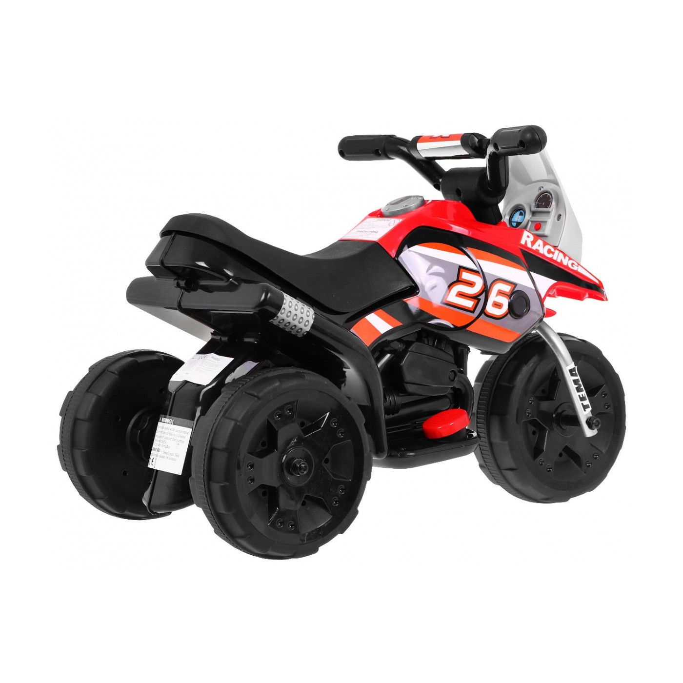 Vozidlo Motocykl MINI ČERVENÁ
