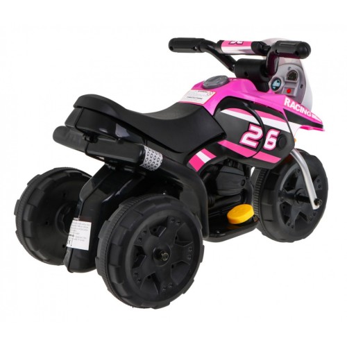 MINI růžový motocykl vozidla