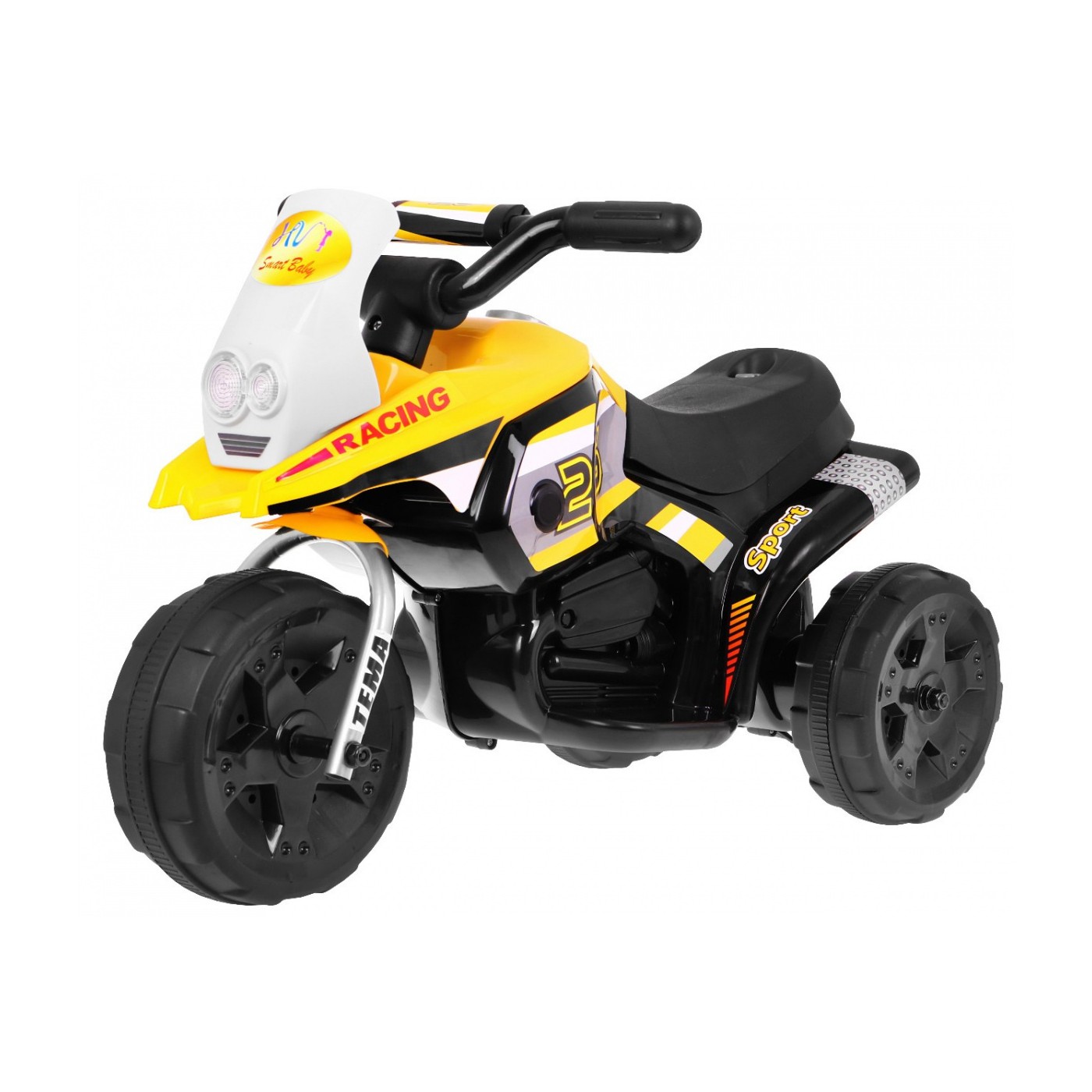 Vozidlo Motocykl MINI žlutý