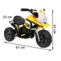 Vozidlo Motocykl MINI žlutý