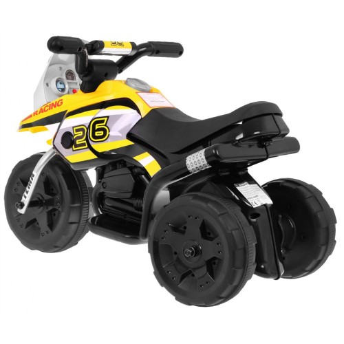 Vozidlo Motocykl MINI žlutý
