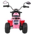 Dětské MiniBike Dobíjecí kolo Růžové Zvuk led světla Eco kůže
