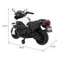 Vozidlo Motocykl shadow Bílá