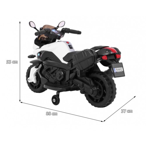 Vozidlo Motocykl shadow Bílá