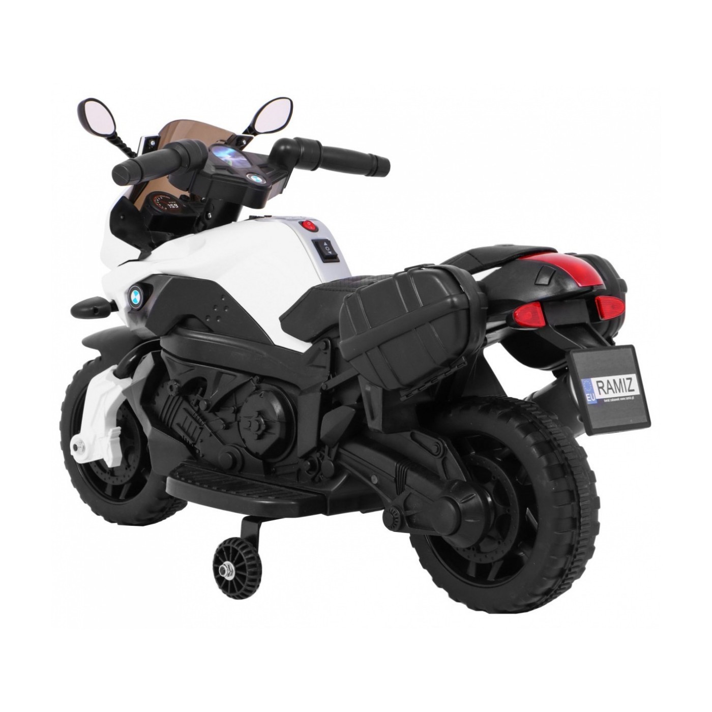 Vozidlo Motocykl shadow Bílá