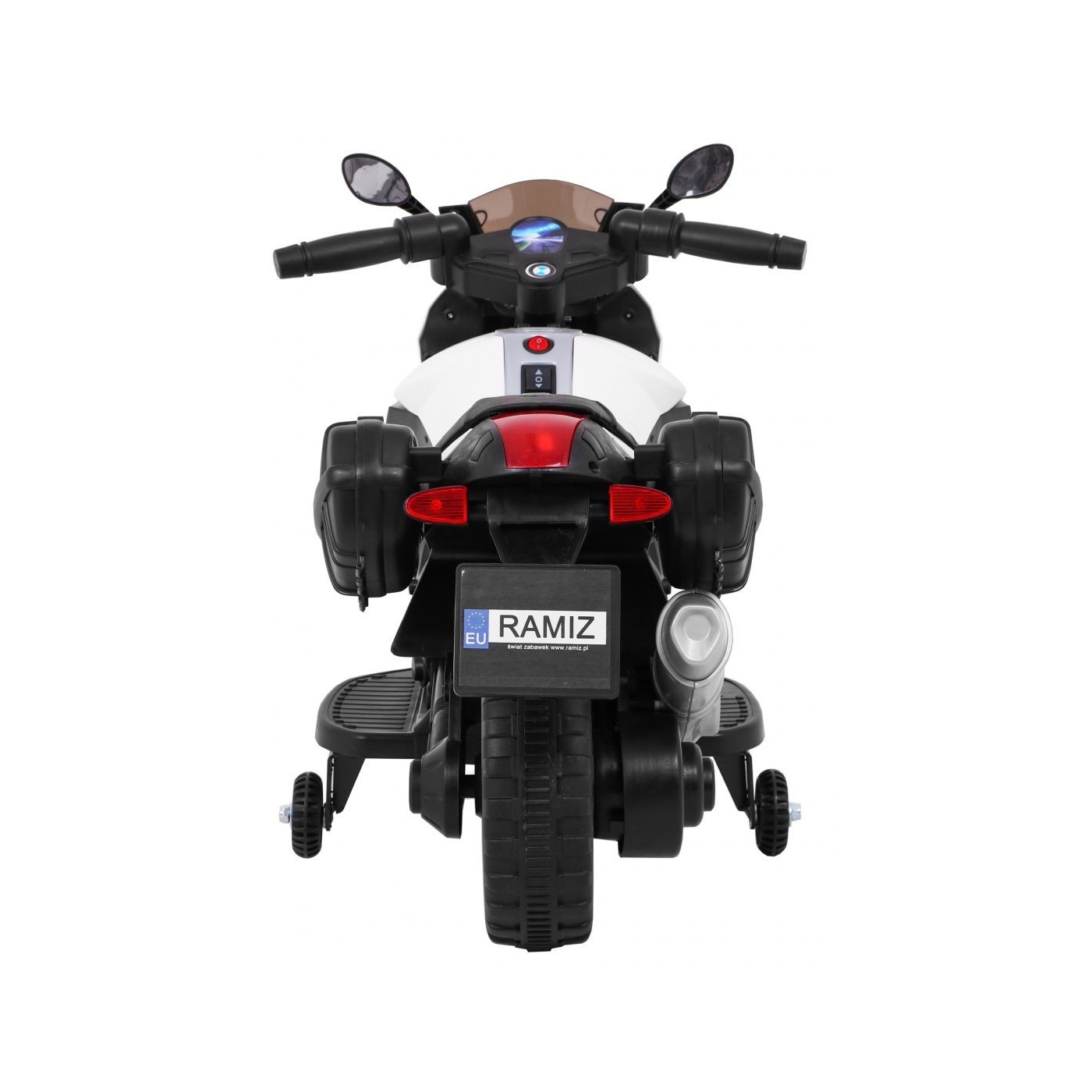 Vozidlo Motocykl shadow Bílá