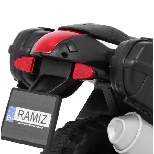 Vozidlo Motocykl shadow Bílá