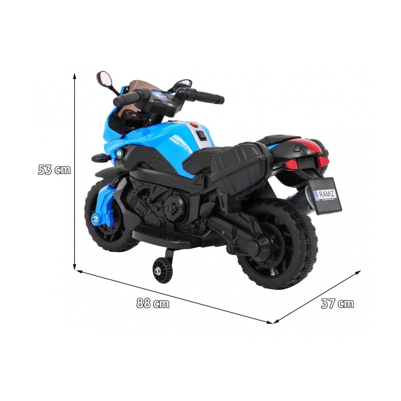 Vozidlo Motocykl shadow modrá