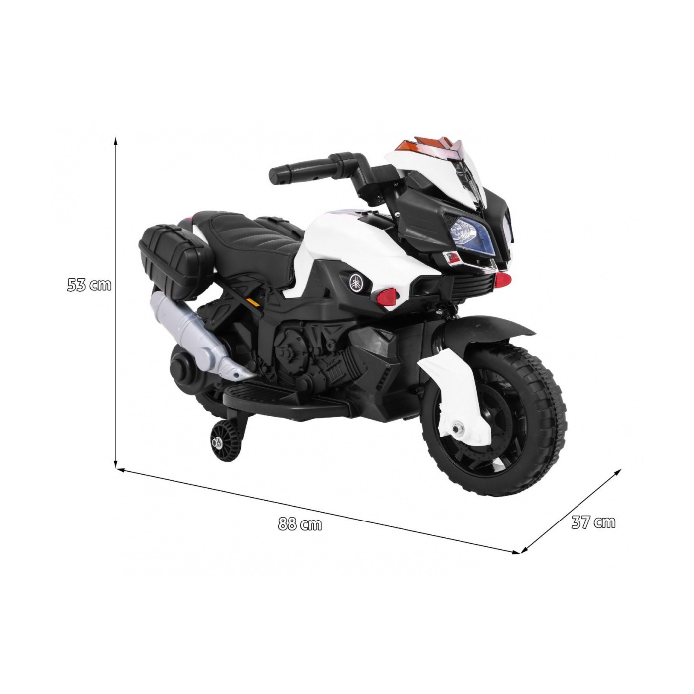 Vozidlo SkyBike Motocykl Bílá