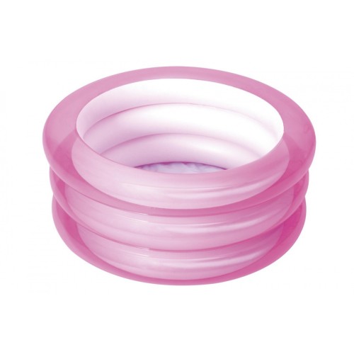 Dětský nafukovací bazén růžový 70x30cm BESTWAY + opravná lišta