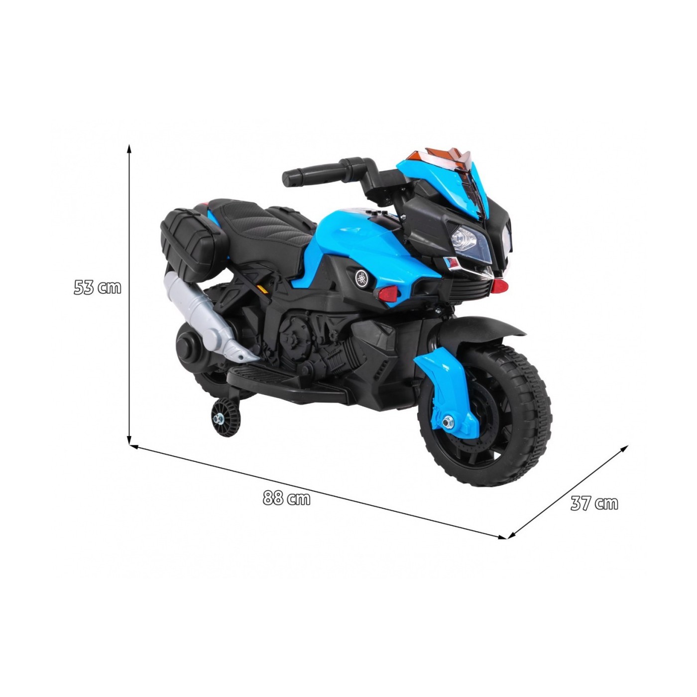 Vozidlo SkyBike modré