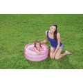Dětský nafukovací bazén růžový 70x30cm BESTWAY + opravná lišta