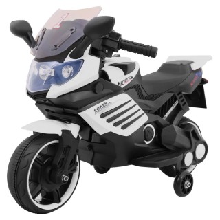 Vozidlo Motocykl SuperBike Bílá