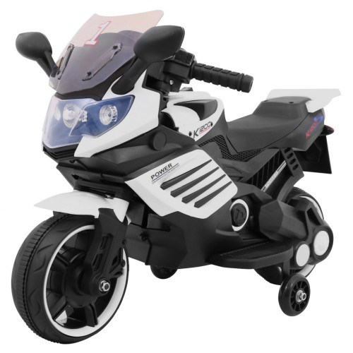 Vozidlo Motocykl SuperBike Bílá