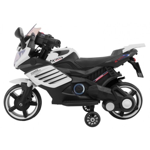 Vozidlo Motocykl SuperBike Bílá