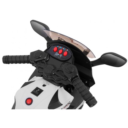 Vozidlo Motocykl SuperBike Bílá